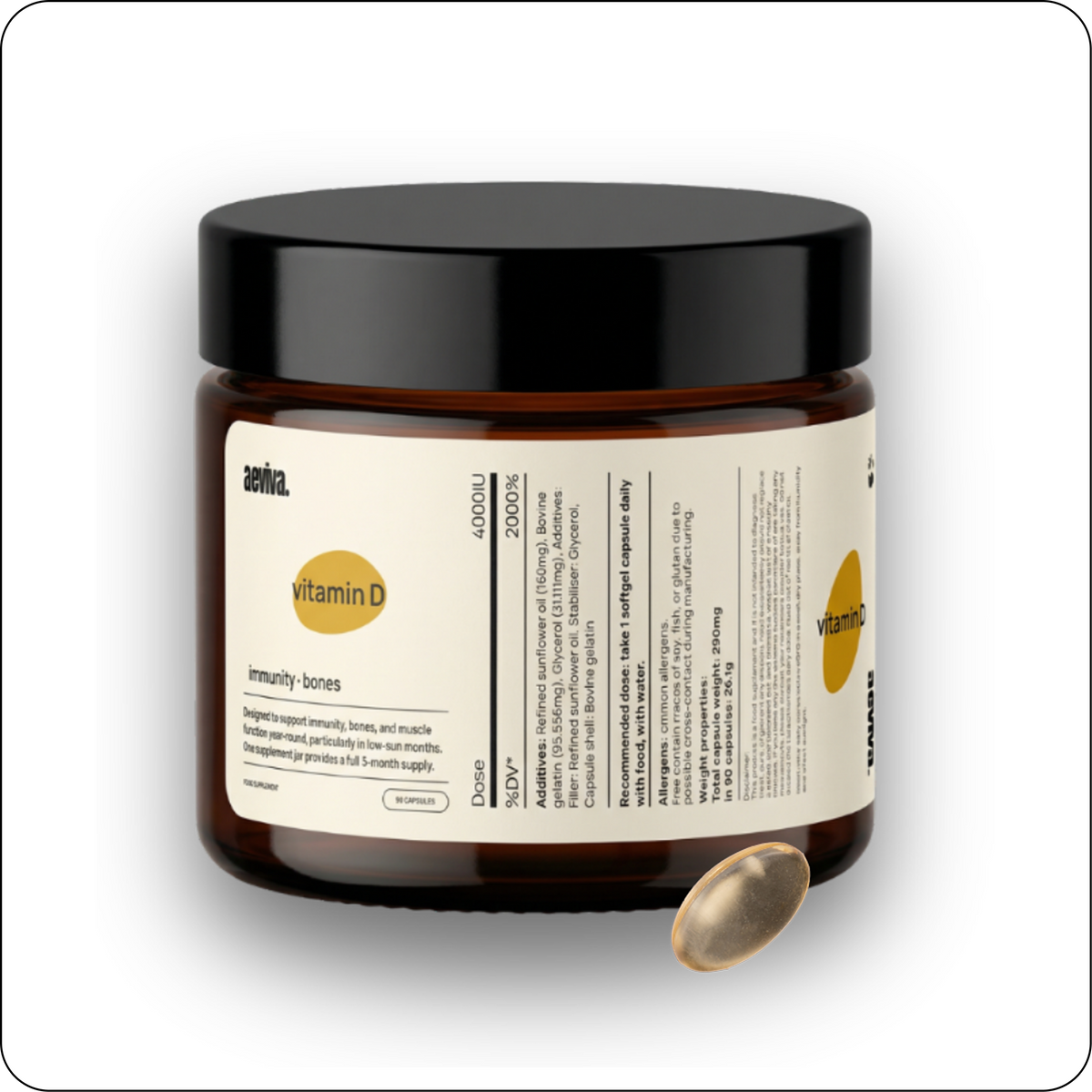 Vitamin D 4000 IU (3-month Supply)